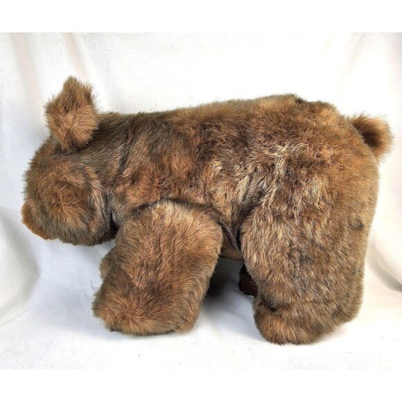 VTG 1987 GUND Classic Brown Plush Bear 21" Large Stuffed Animal Toy Korea Mint - Picture 3 of 10